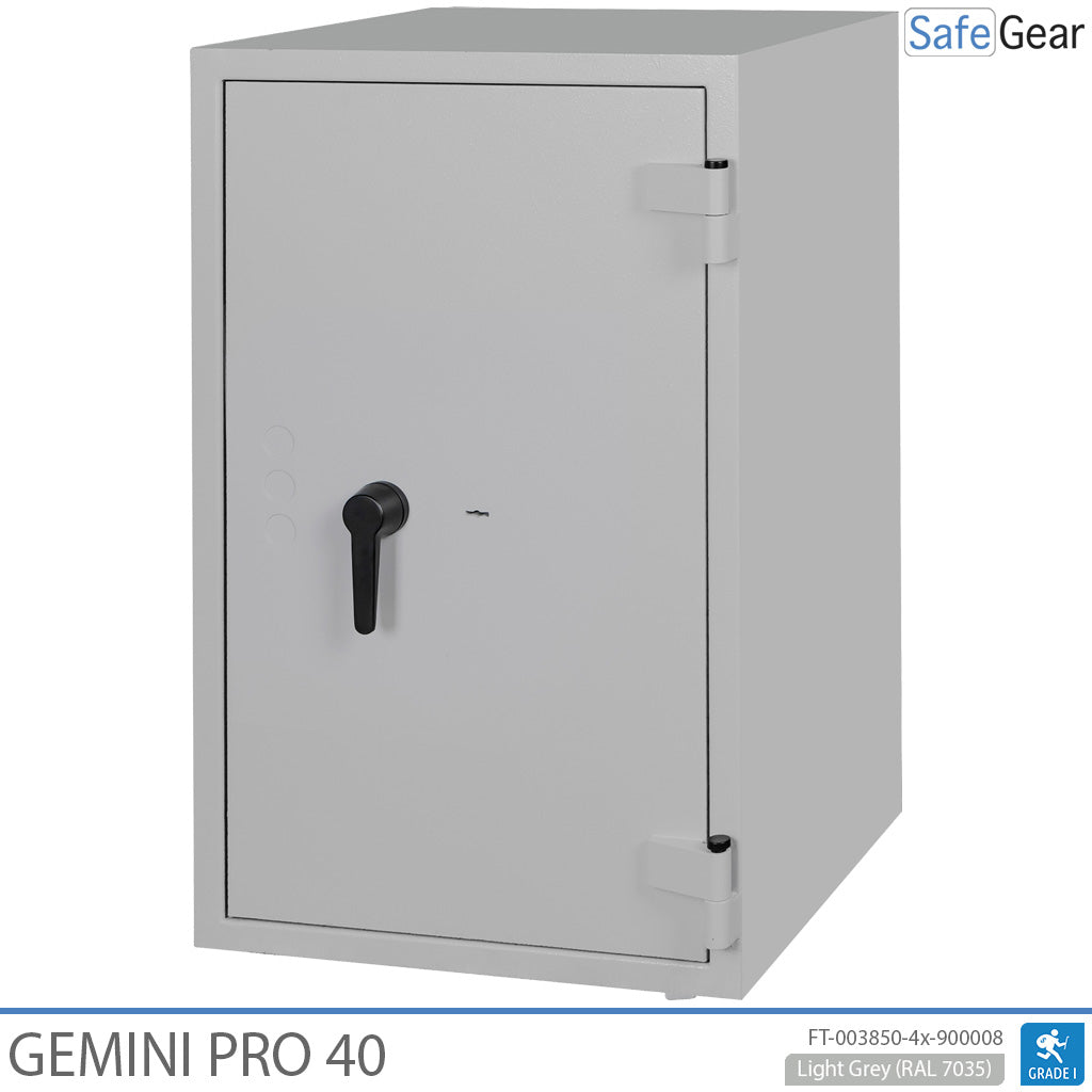 Gemini Pro 40 Apothekentresor (180 Liter) – 4 Schubladen – 2 Böden – Einbruchprüfung Klasse I – Schlüsselschloss
