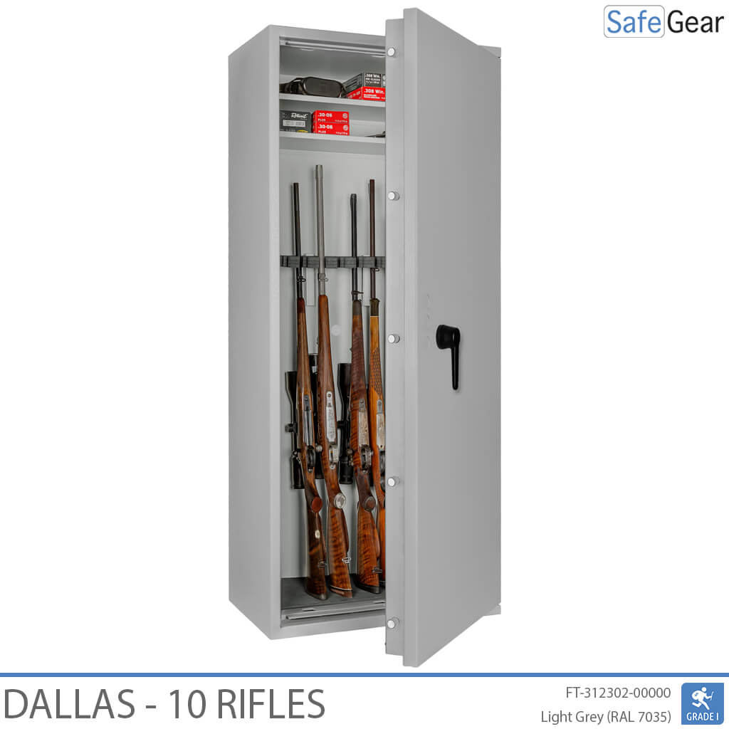 Dallas – Waffenschrank (10 Gewehre) – Einbruchschutz Klasse 1