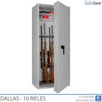 Dallas – Waffenschrank (10 Gewehre) – Einbruchschutz Klasse 1