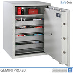Gemini Pro 40 – Apothekentresor (180 Liter) – 6 Schubladen – Einbruchprüfung Klasse I