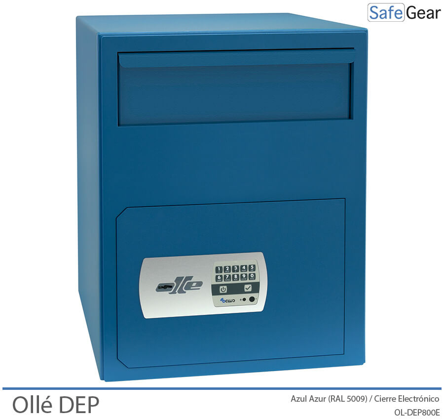 Caja Fuerte de Depósito - Ollé DEP - Cierre Electrónico - con Buzón Antipesca