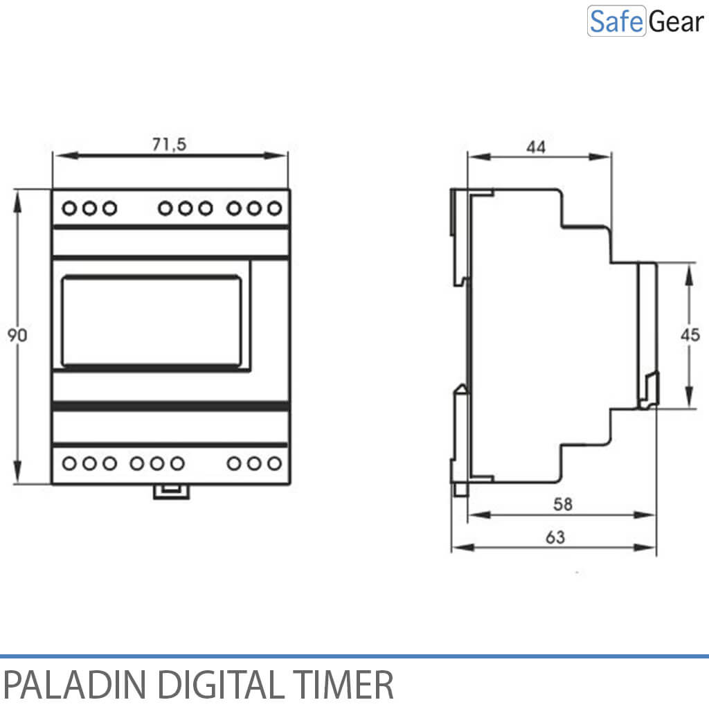 Digitale Zeitschaltuhr für Klingelanlagen, Schulen und Industrie – Bluetooth – Jahreszeitschaltuhr – 3 Kanäle