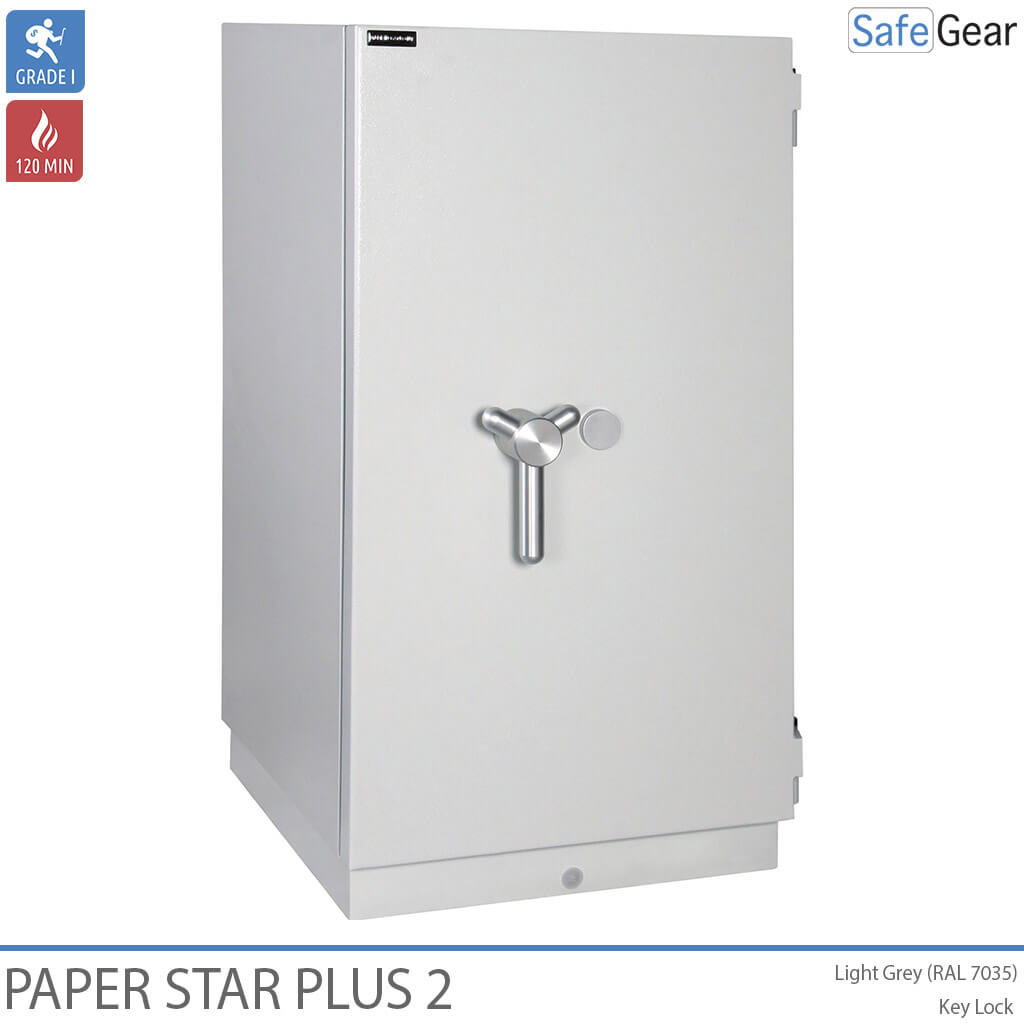 Paper Star Plus 2 Brandschrank (141 L) - Einbruchschutz Klasse I / Brandschutzprüfung 120 min
