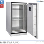 Paper Star Plus 2 Brandschrank (141 L) - Einbruchschutz Klasse I / Brandschutzprüfung 120 min