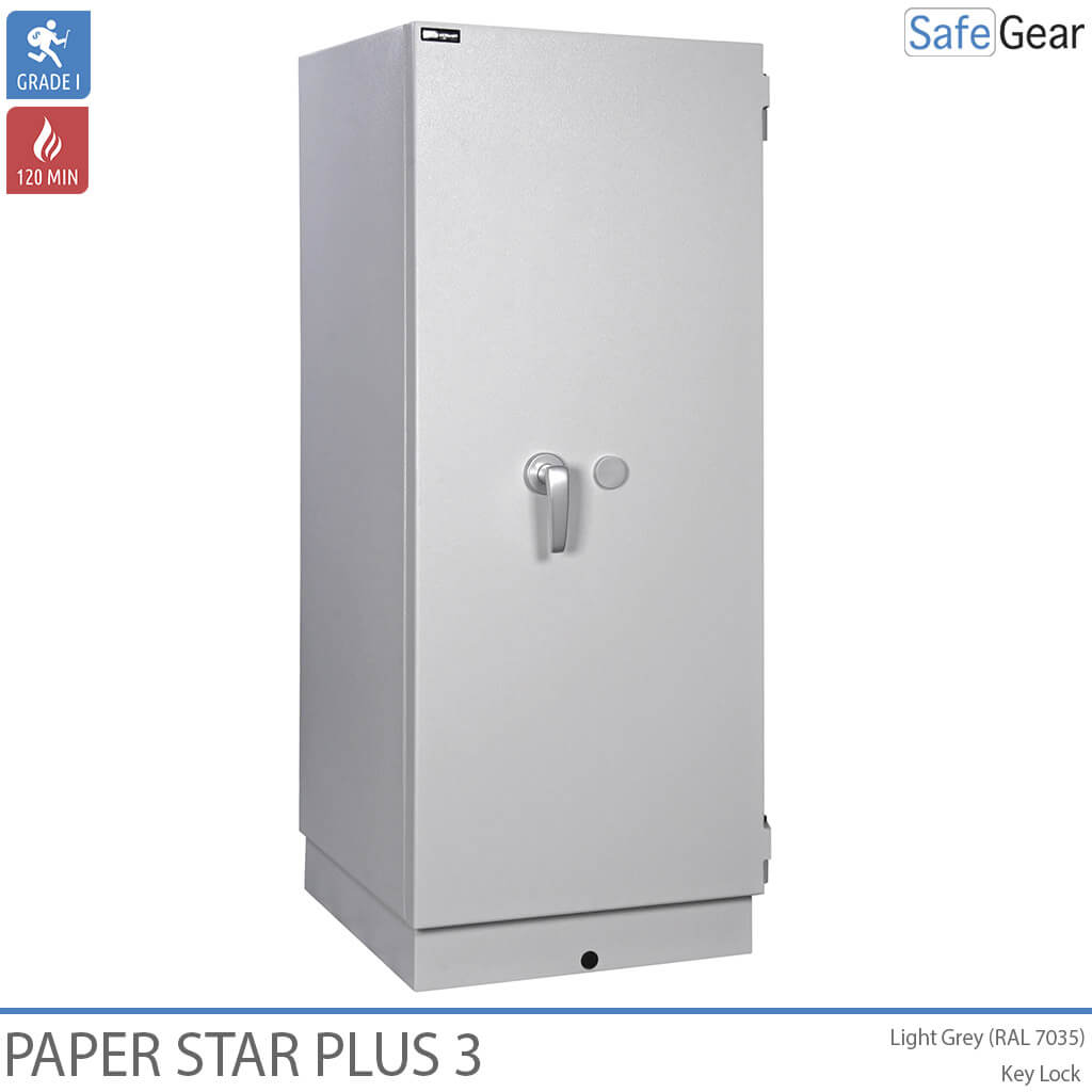 Paper Star Plus 3 Brandschrank (196 L) - Einbruchschutz Klasse I / Brandschutzprüfung 120 min