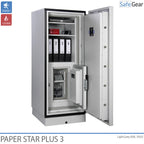 Paper Star Plus 3 Brandschrank (196 L) - Einbruchschutz Klasse I / Brandschutzprüfung 120 min
