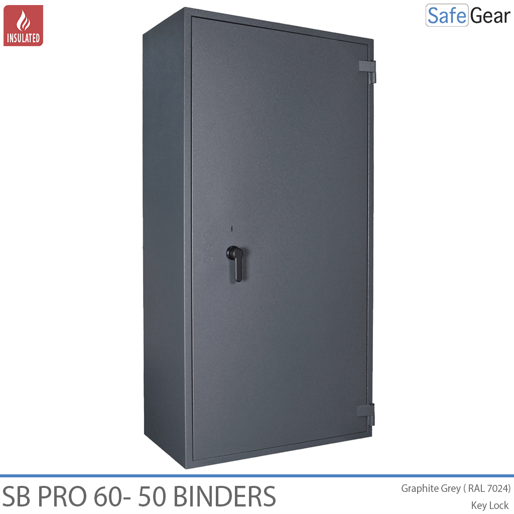 SB Pro 60 Fireproof Safe (50 Binders) - Key Lock