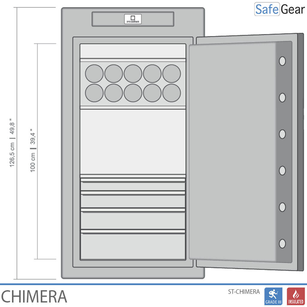 Luxustresor – CHIMERA – Elektronisches Schloss