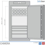 Luxustresor – CHIMERA – Elektronisches Schloss