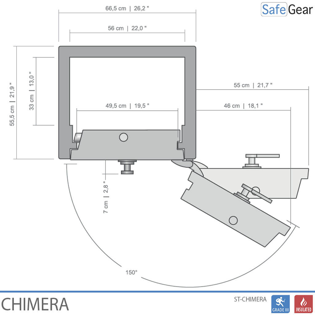 Luxustresor – CHIMERA – Elektronisches Schloss