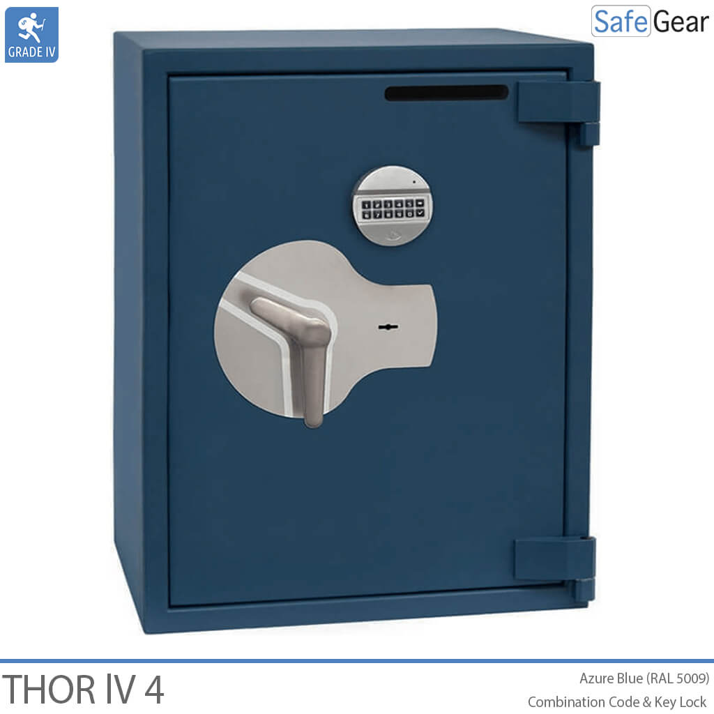 Thor IV Aufbewahrung (125L) – Einbruchprüfung Klasse 4 – Codeschloss und Schlüsselschloss