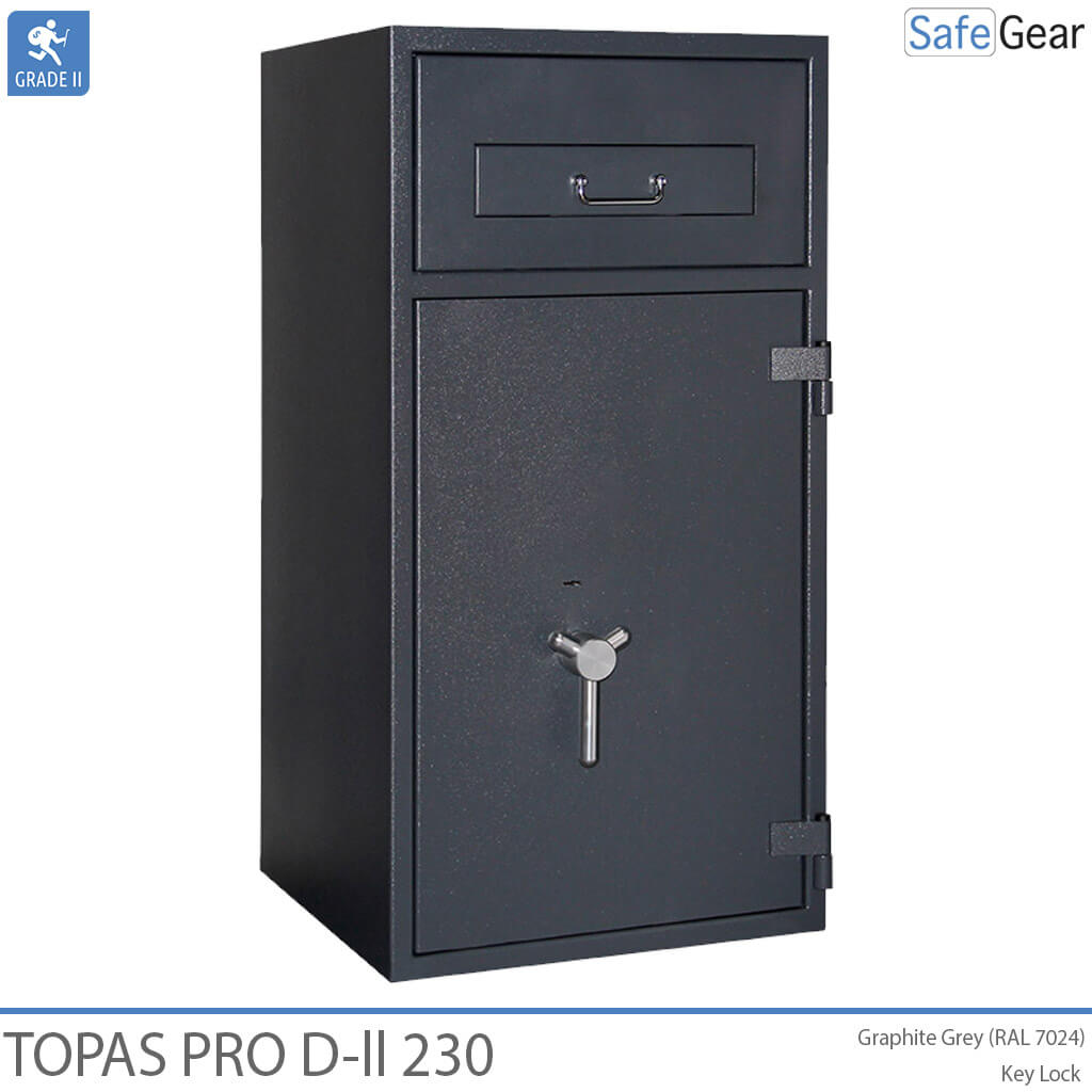 Topas Pro D-II 120 Deposittresor (119 L) - Einbruchschutzprüfung D-II - Schlüsselschloss