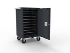 Guardian 1100 Computer Cart - 10 Laptops with Charging - Code Lock